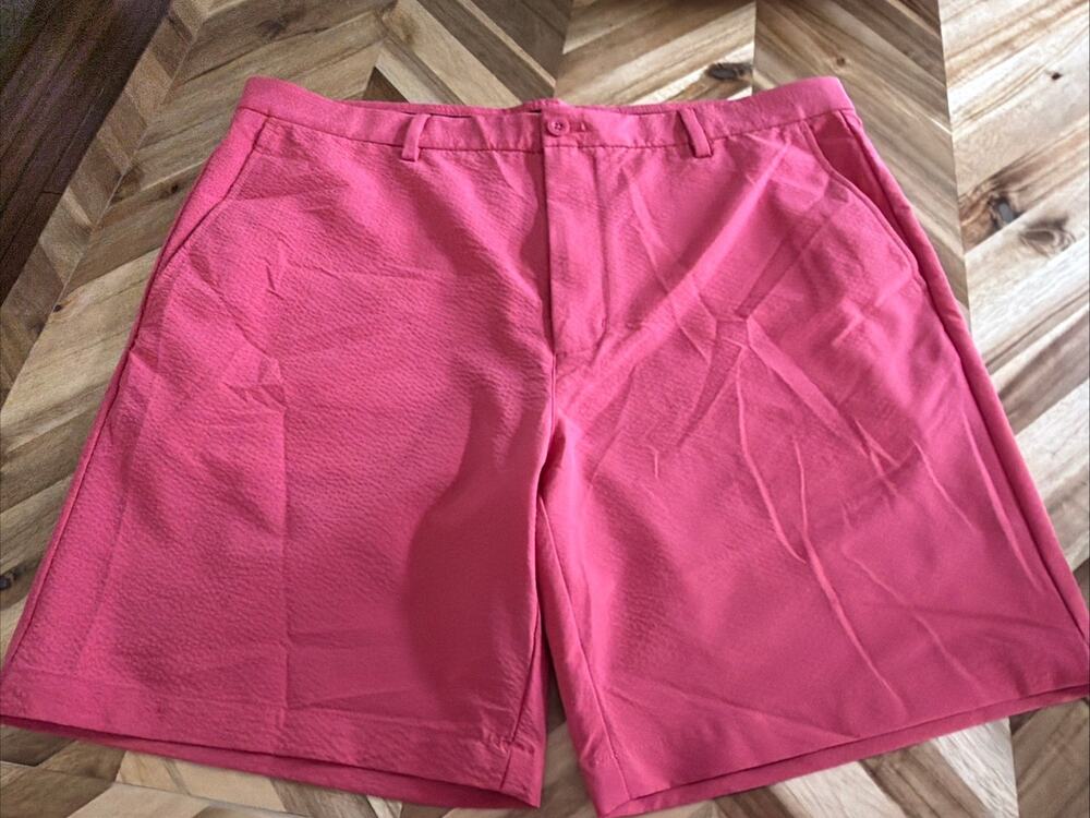 Vineyard Vines Shorts Mens 38 Salmon 8” Inseam Performance Chino Golf Preppy